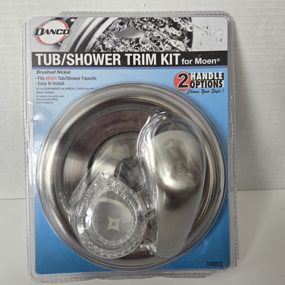 NEW Danco Tub/Shower Trim Kit For Moen Brushed Nickel Style #10002